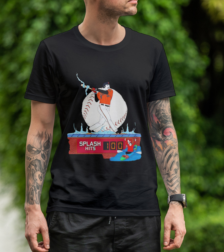 Splash Hits 100 McCovey Cove Baseball Kayaks T-Shirt