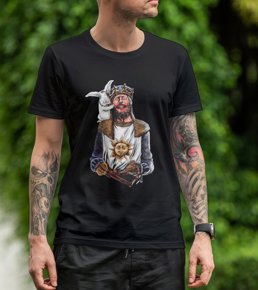 Monty Python King Arthur And The Vicious Bunny T-Shirt