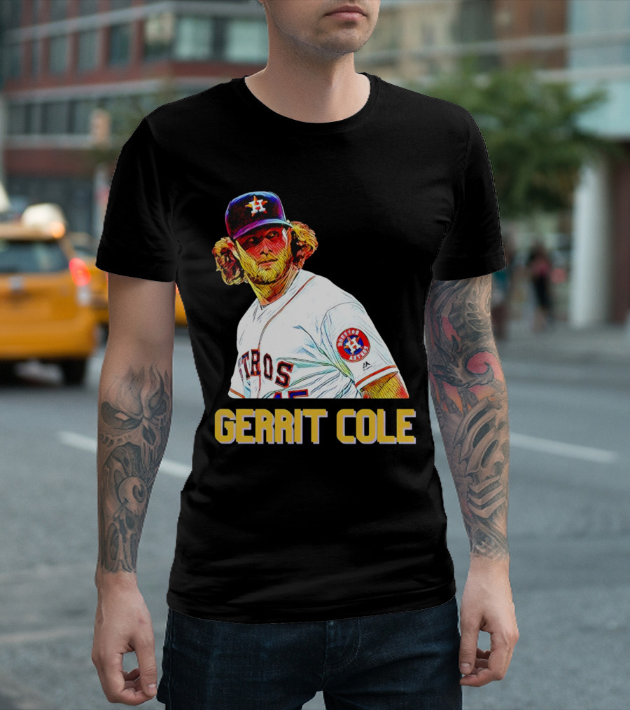 Gerrit Cole Astros Houston Baseball Player T-Shirt