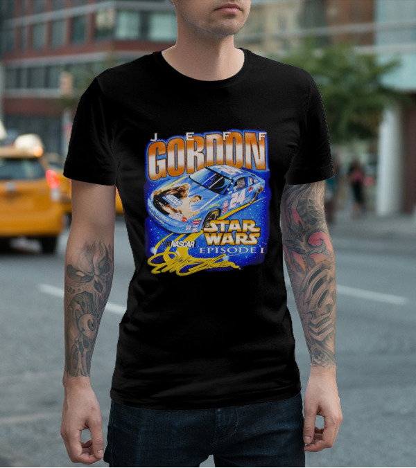 Jeff Gordon NASCAR Star Wars Episode I Racing Car 24 T-Shirt