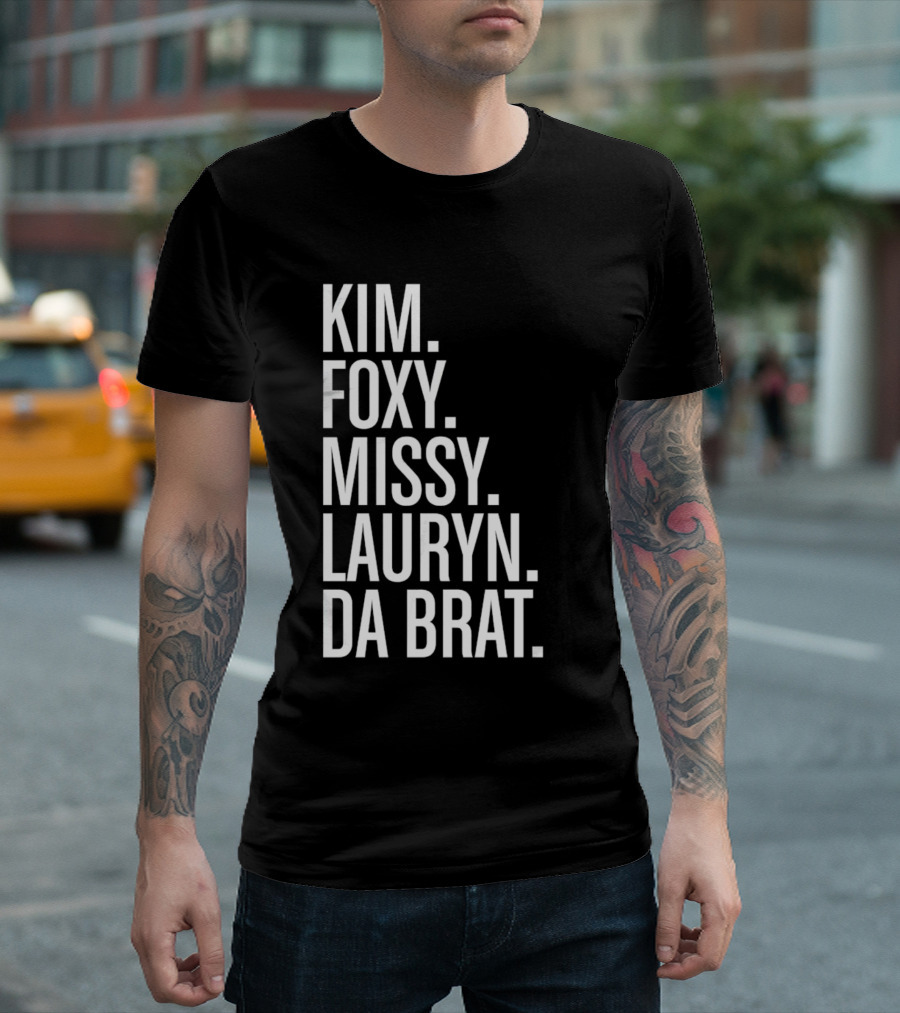 Kim Foxy Missy Lauryn Da Brat Legends Combo T-Shirt