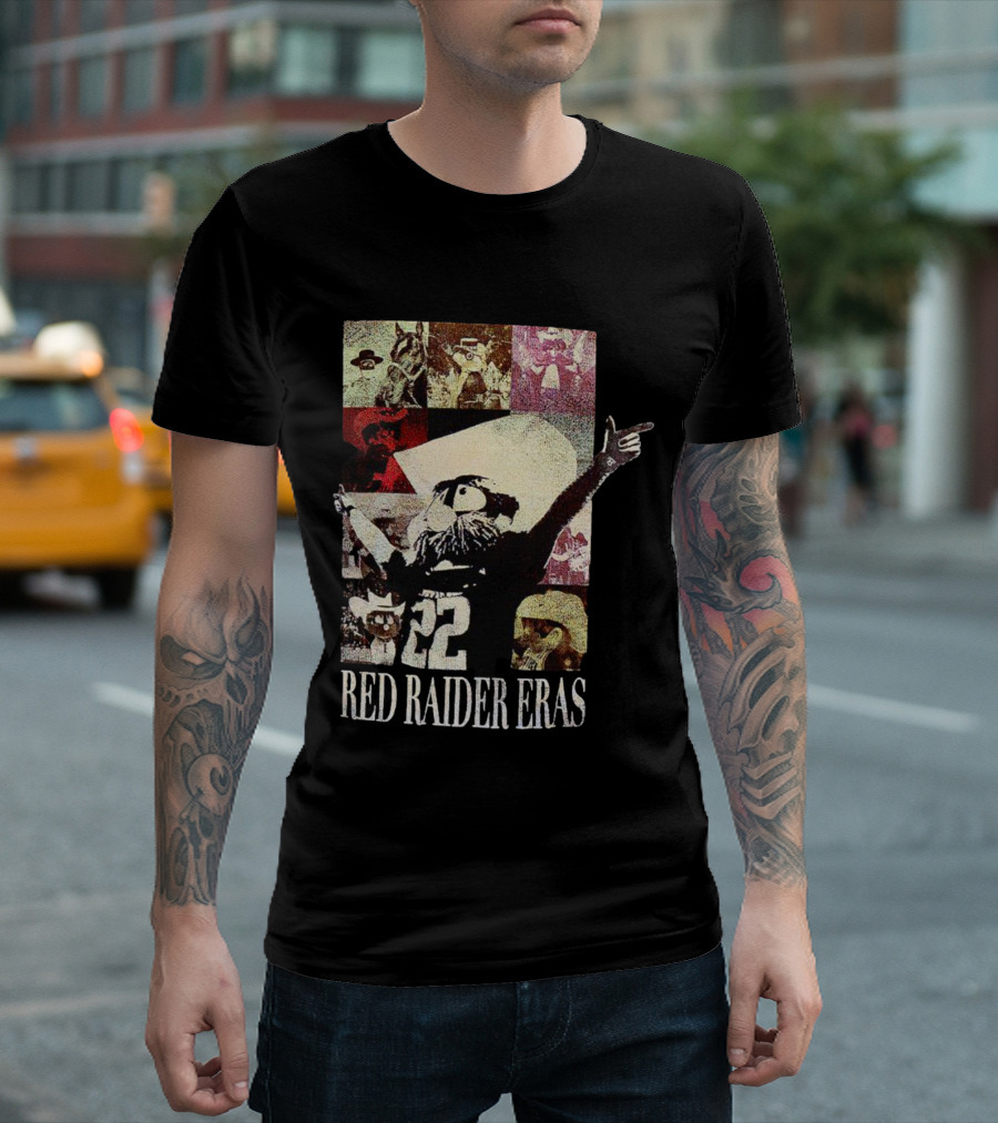 Red Raider Eras Texas Tech Block Chain T-Shirt