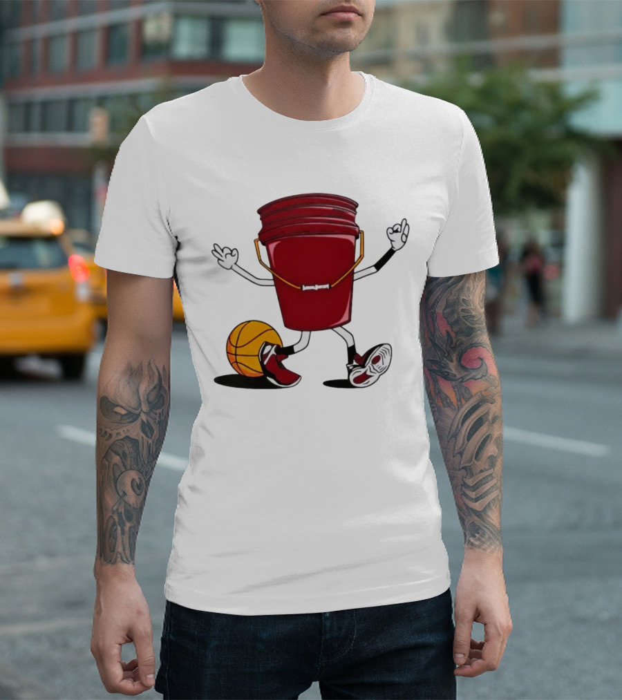 Jimmy Butler Miami Heat Basketball Bucket Character T-Shirt