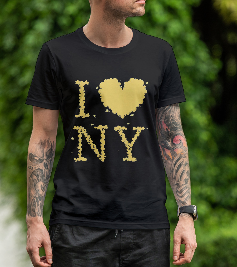 I Love NY Smoke Edition Puff Lettering T-Shirt