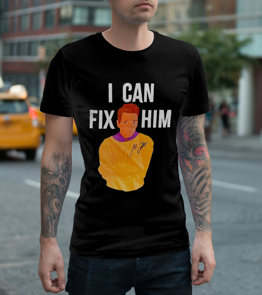 Misha Collins I Can Fix Him Orange T-Shirt
