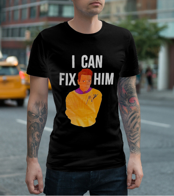 Misha Collins I Can Fix Him Orange T-Shirt
