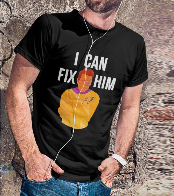 Misha Collins I Can Fix Him Orange T-Shirt