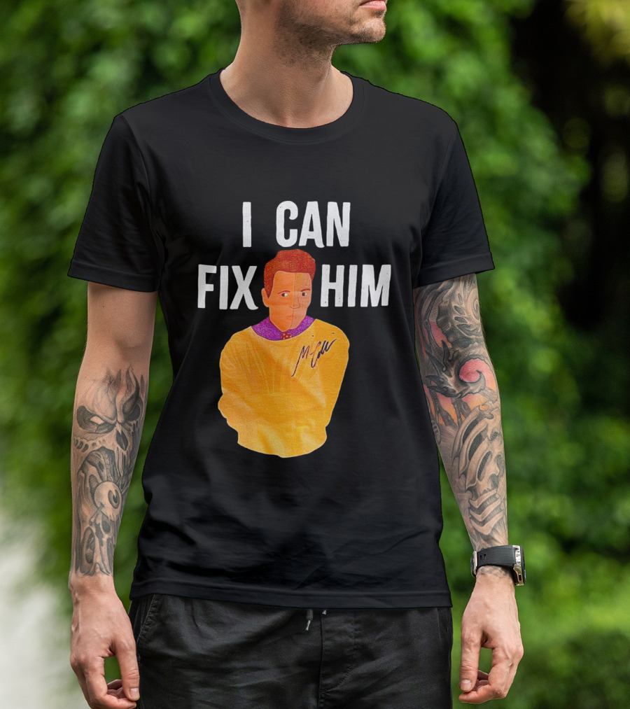 Misha Collins I Can Fix Him Orange T-Shirt