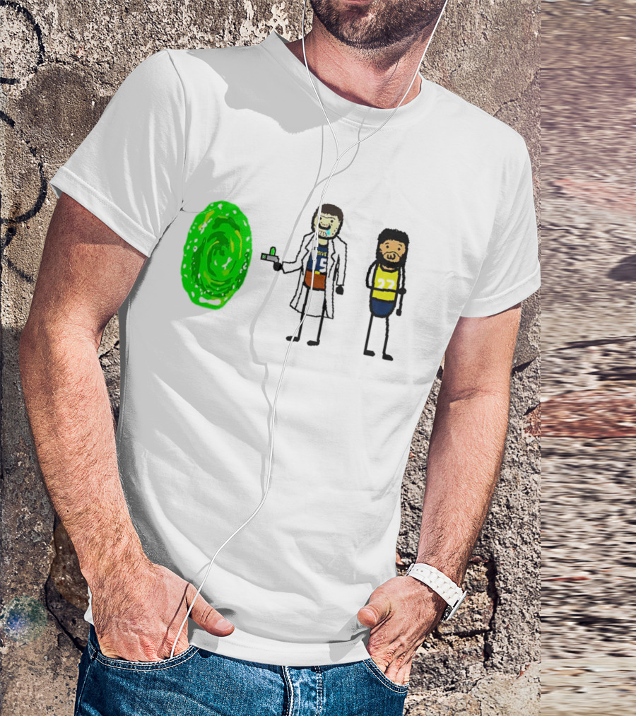 Rick-ola Jokic And Jamal Morty Denver 15 27 Portal T-Shirt