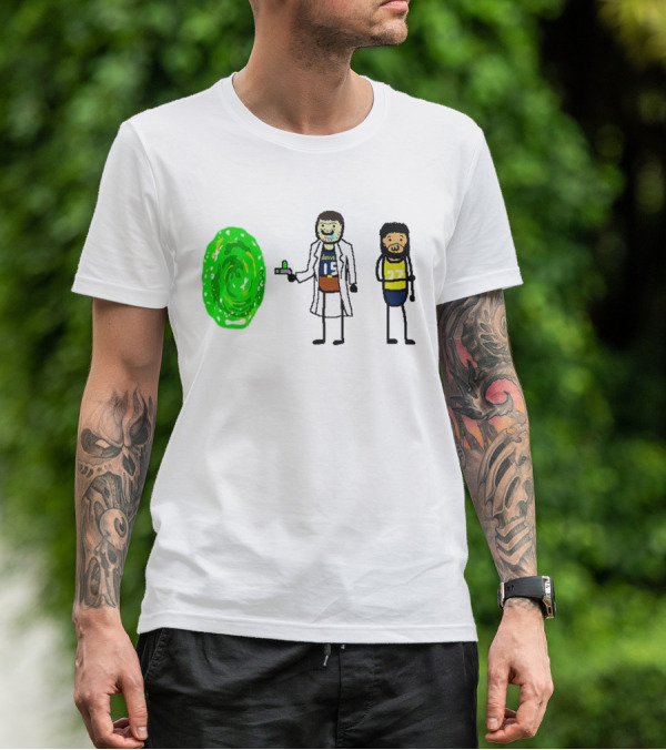 Rick-ola Jokic And Jamal Morty Denver 15 27 Portal T-Shirt