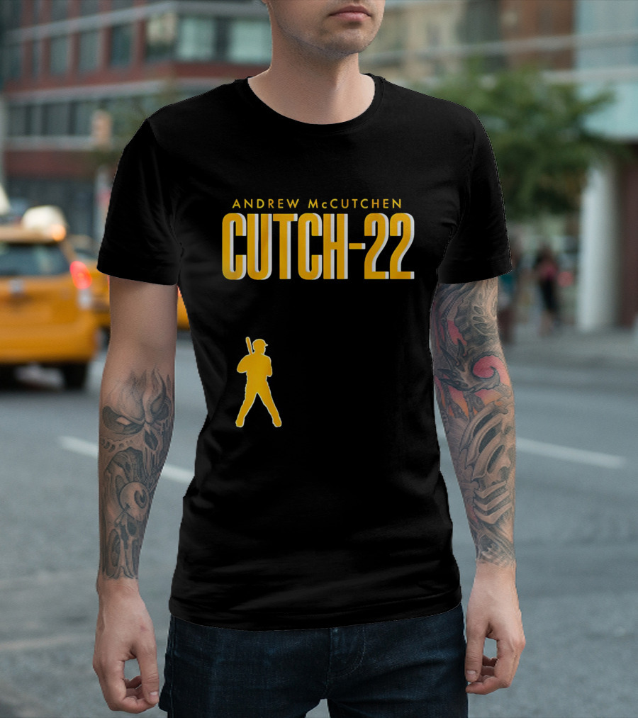 ANDREW MCCUTCHEN CUTCH-22 PITTSBURGH PIRATES T-Shirt
