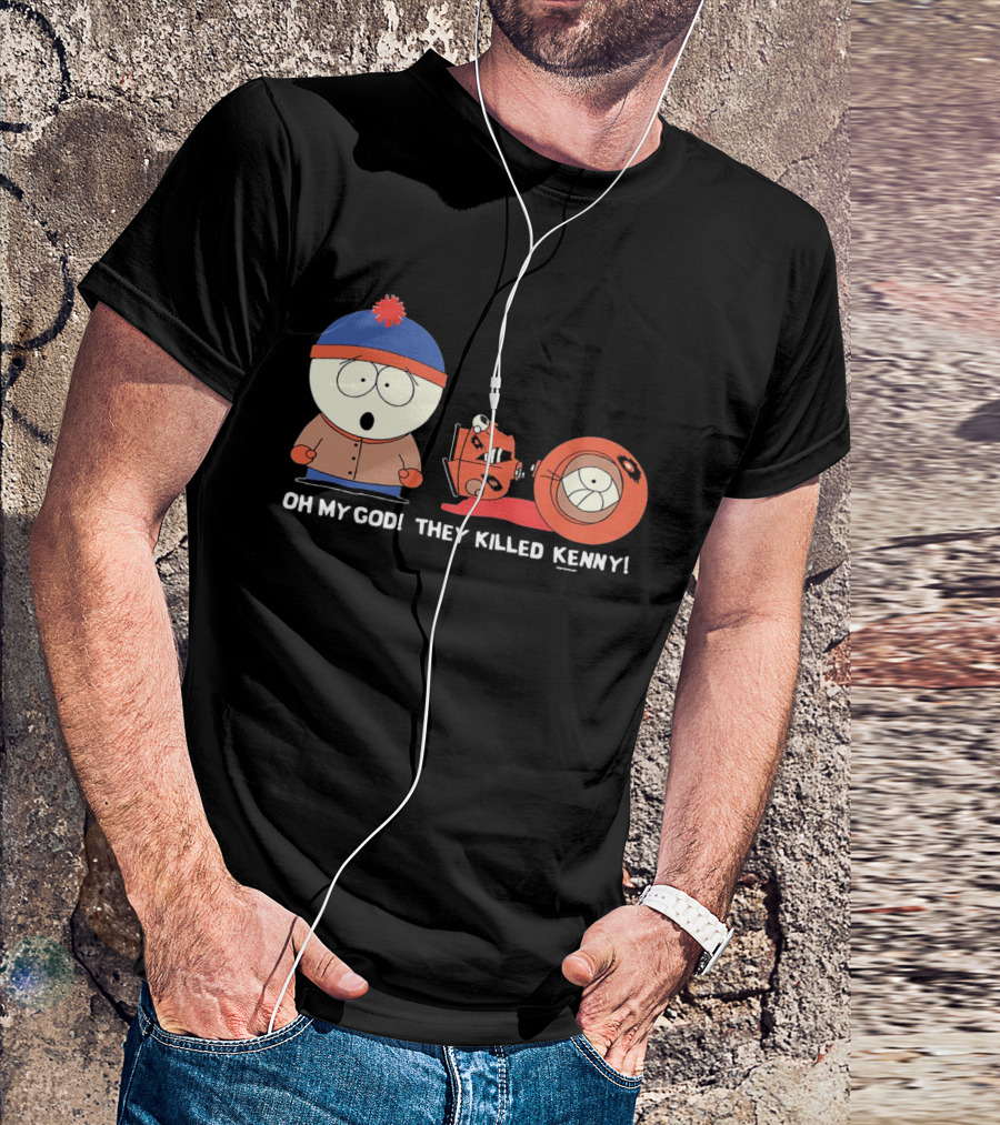 Oh My God They Killed Kenny South Park Classic Scene T-Shirt