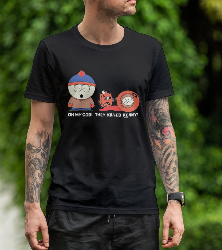 Oh My God They Killed Kenny South Park Classic Scene T-Shirt