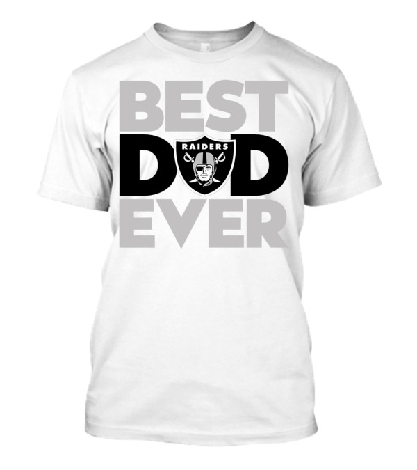 Best Dad Ever Raiders NFL Las Vegas T-Shirt