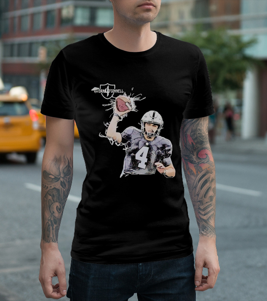 Aidan O’connell Las Vegas Raiders Football Quarterback T-Shirt