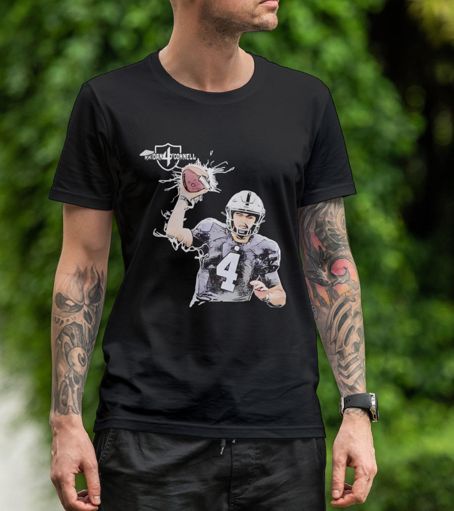 Aidan O’connell Las Vegas Raiders Football Quarterback T-Shirt