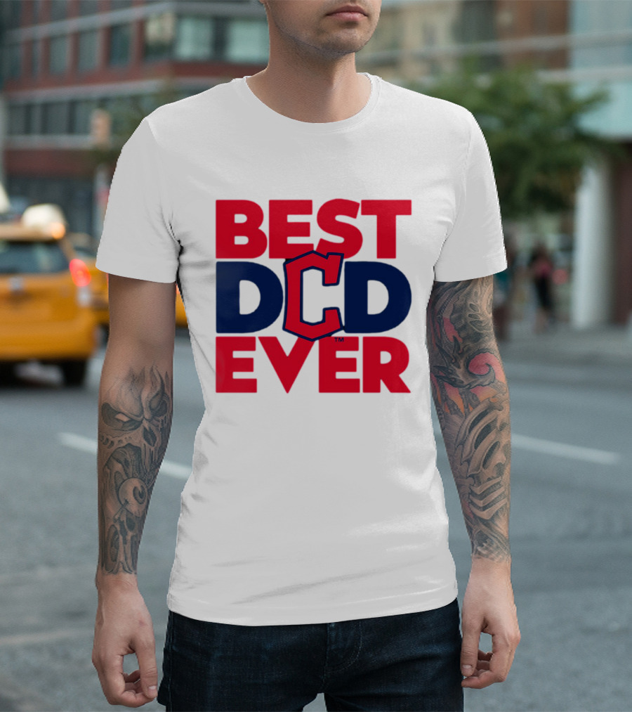 Best Dad Ever MLB Cleveland Guardians T-Shirt