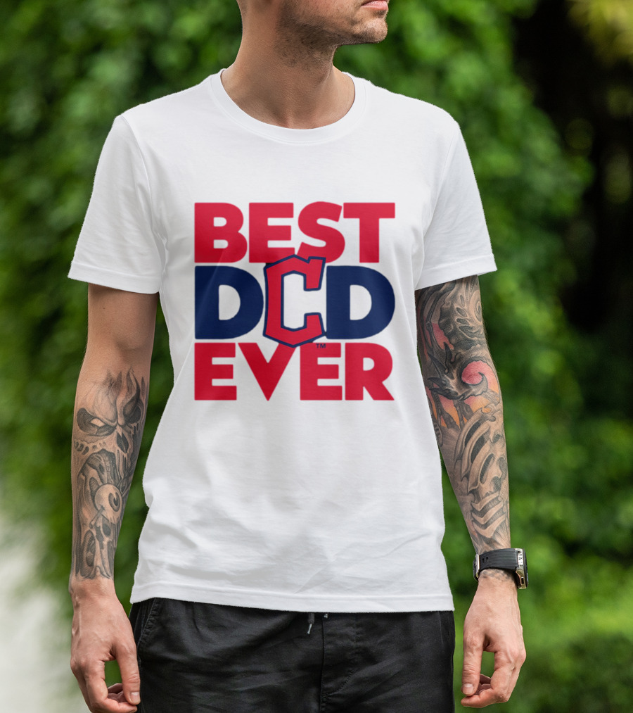 Best Dad Ever MLB Cleveland Guardians T-Shirt