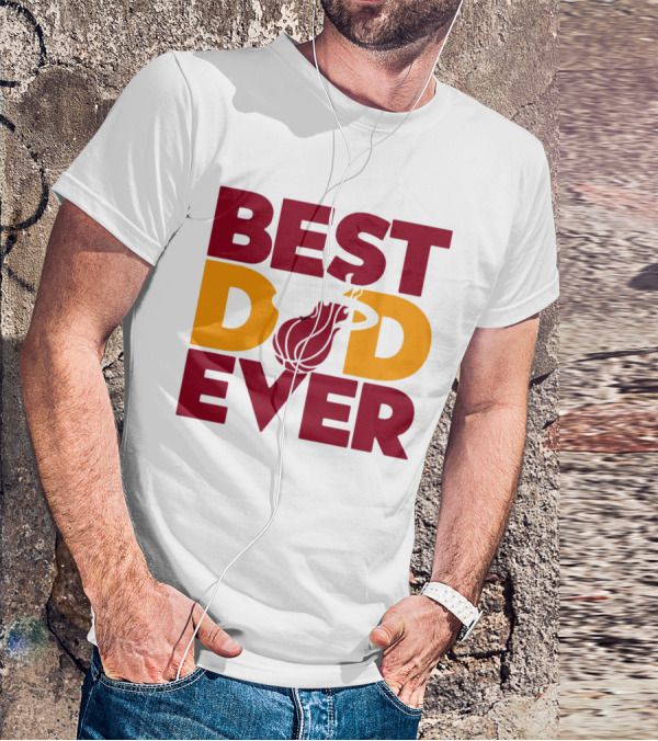 Best Dad Ever NBA Miami Heat Basketball Fan T-Shirt