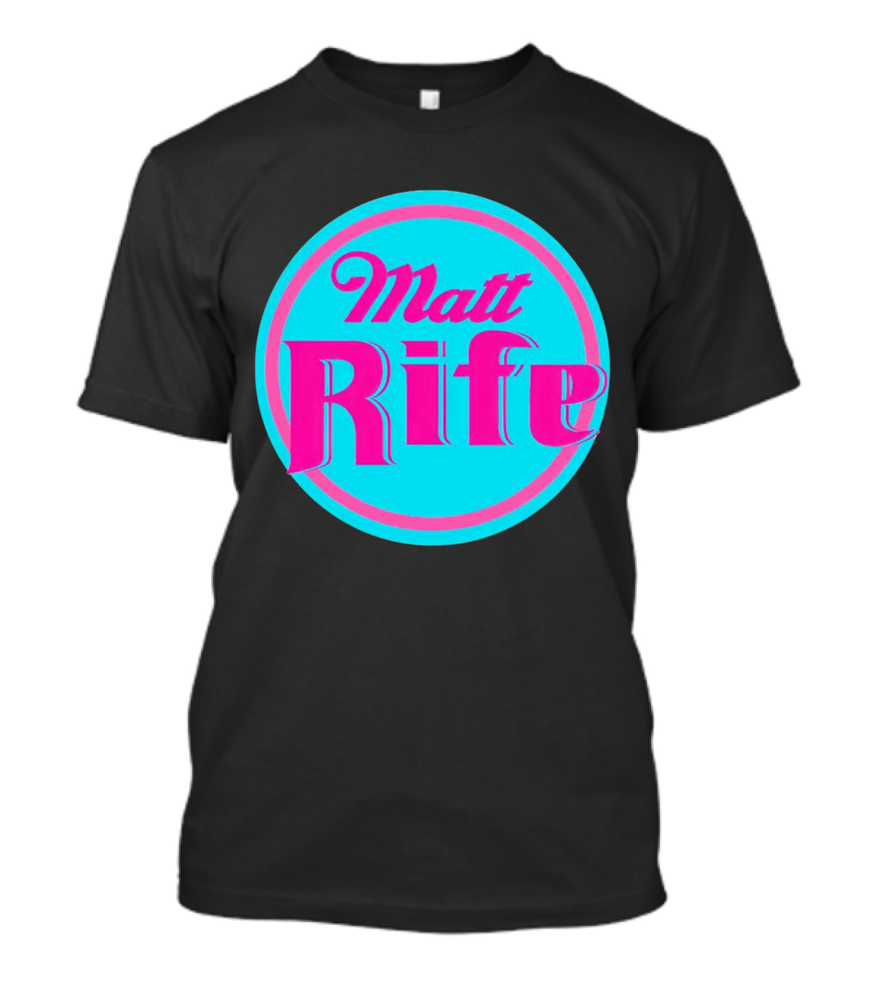 Matt Rife Problemattic World Tour Retro Blue And Pink Circle T-Shirt