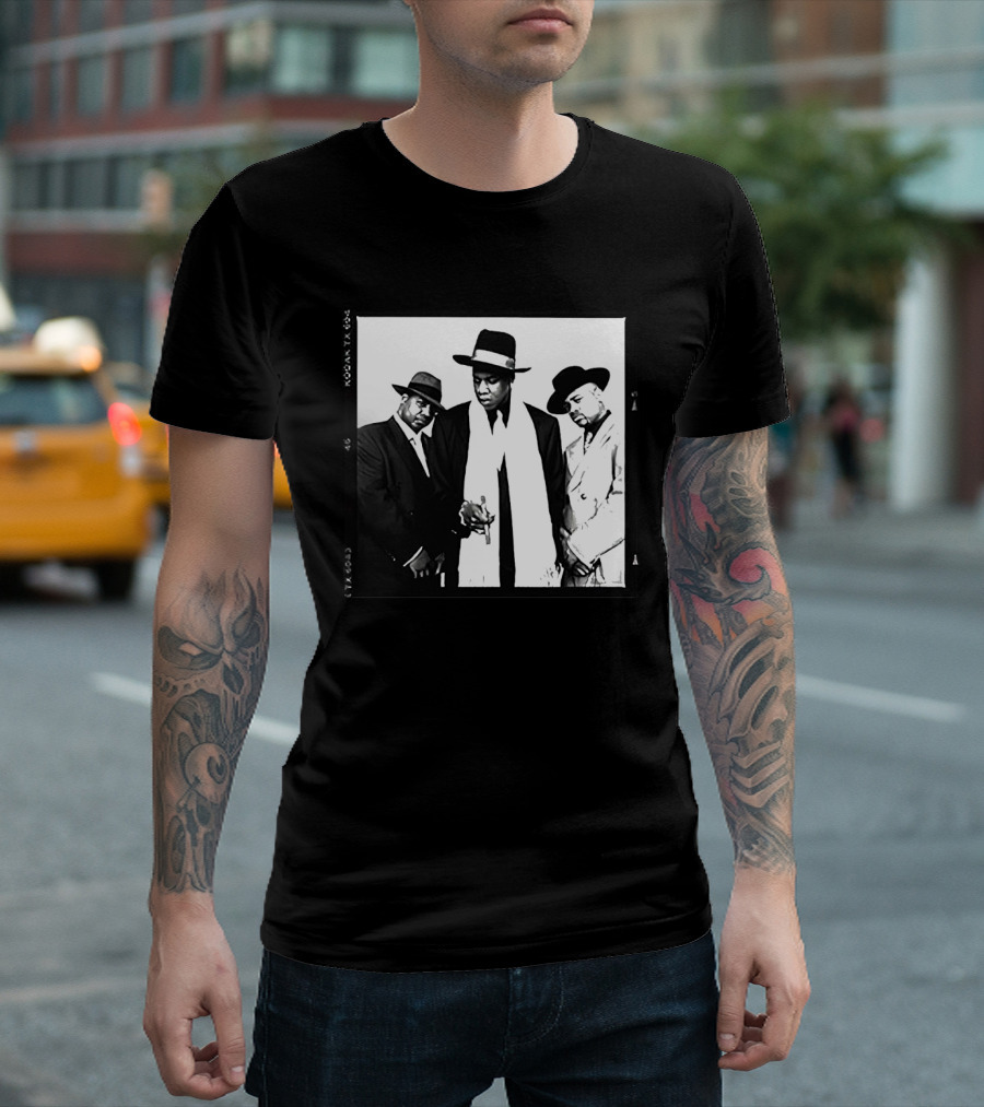 Jay-Z Reasonable Doubt Black And White Album Cover Photo T-Shirt