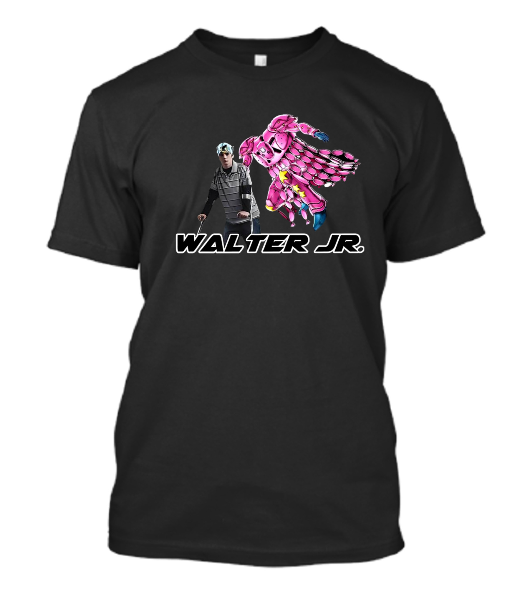 Walter Jr Tusk Act 4 Pink Armored Stand Style Duo T-Shirt