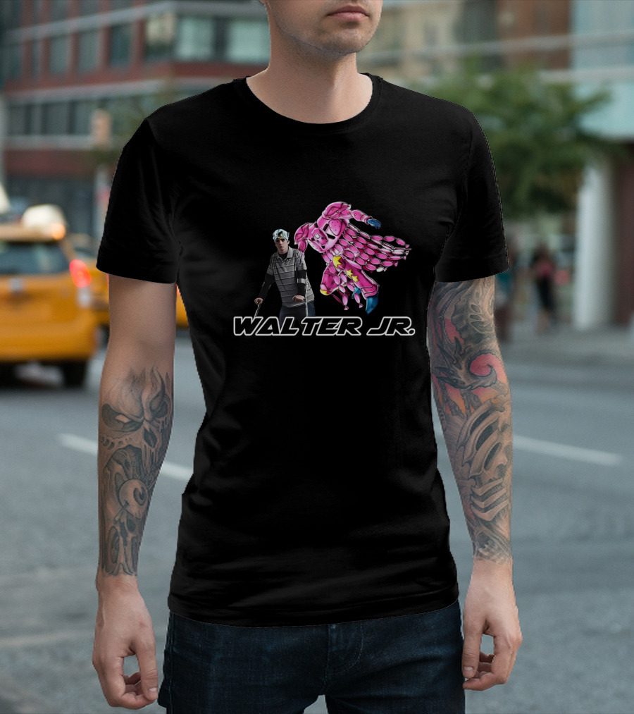 Walter Jr Tusk Act 4 Pink Armored Stand Style Duo T-Shirt