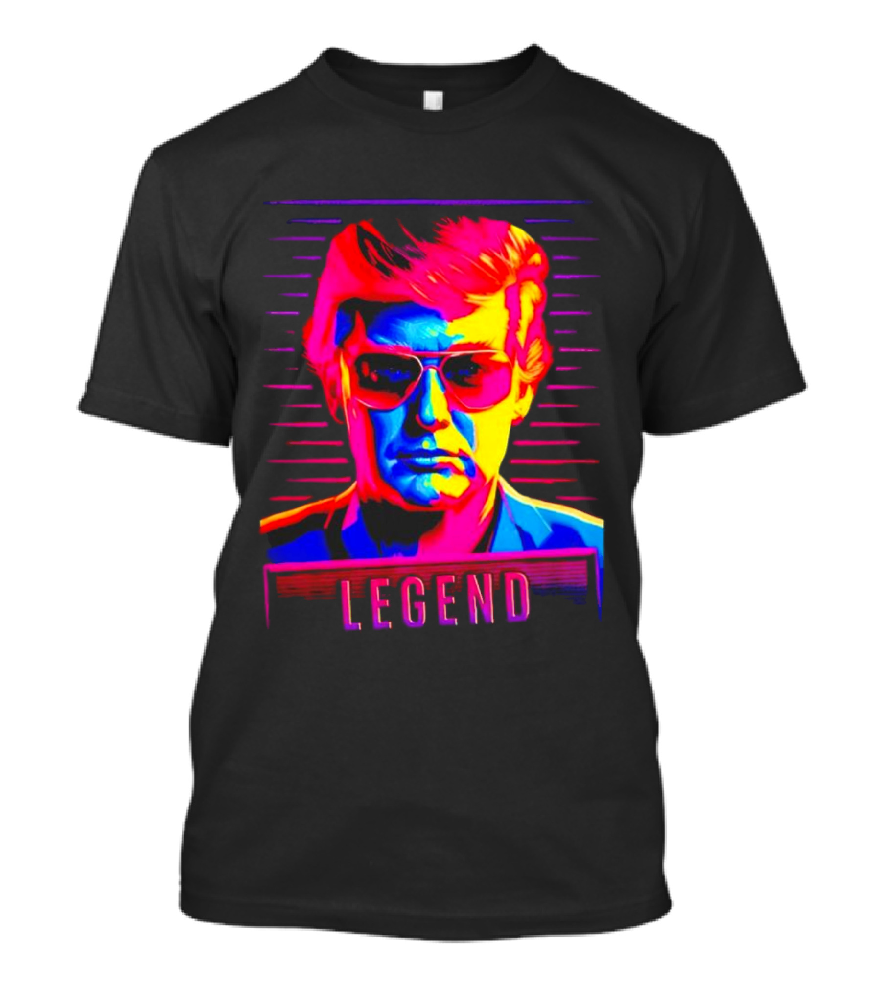 Legend Retro Neon Donald Trump T-Shirt