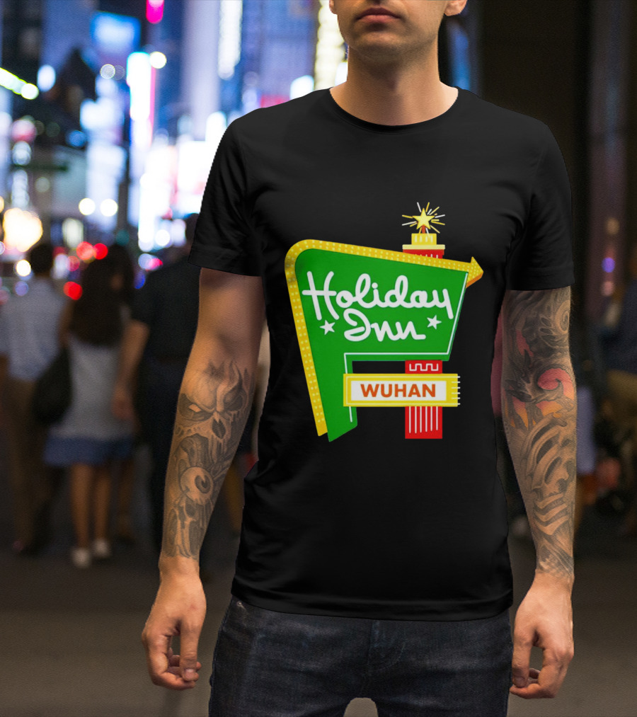 Holiday Inn Wuhan Vintage Neon Sign T-Shirt