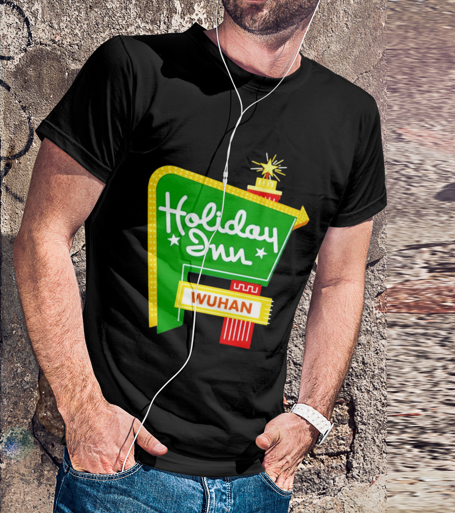 Holiday Inn Wuhan Vintage Neon Sign T-Shirt