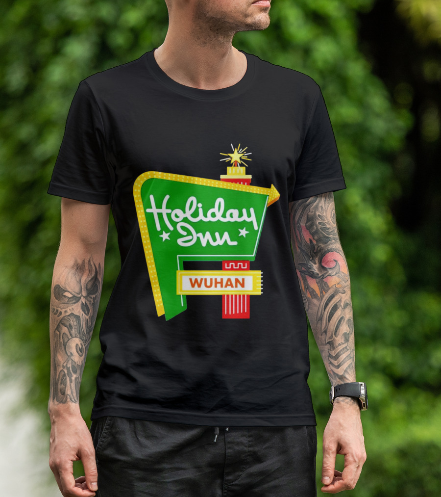 Holiday Inn Wuhan Vintage Neon Sign T-Shirt
