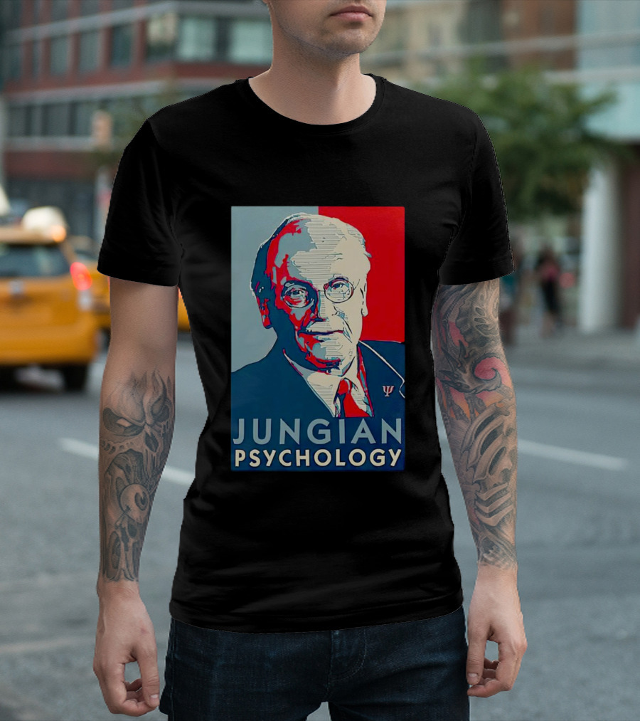 Jungian Psychology Red And Blue T-Shirt