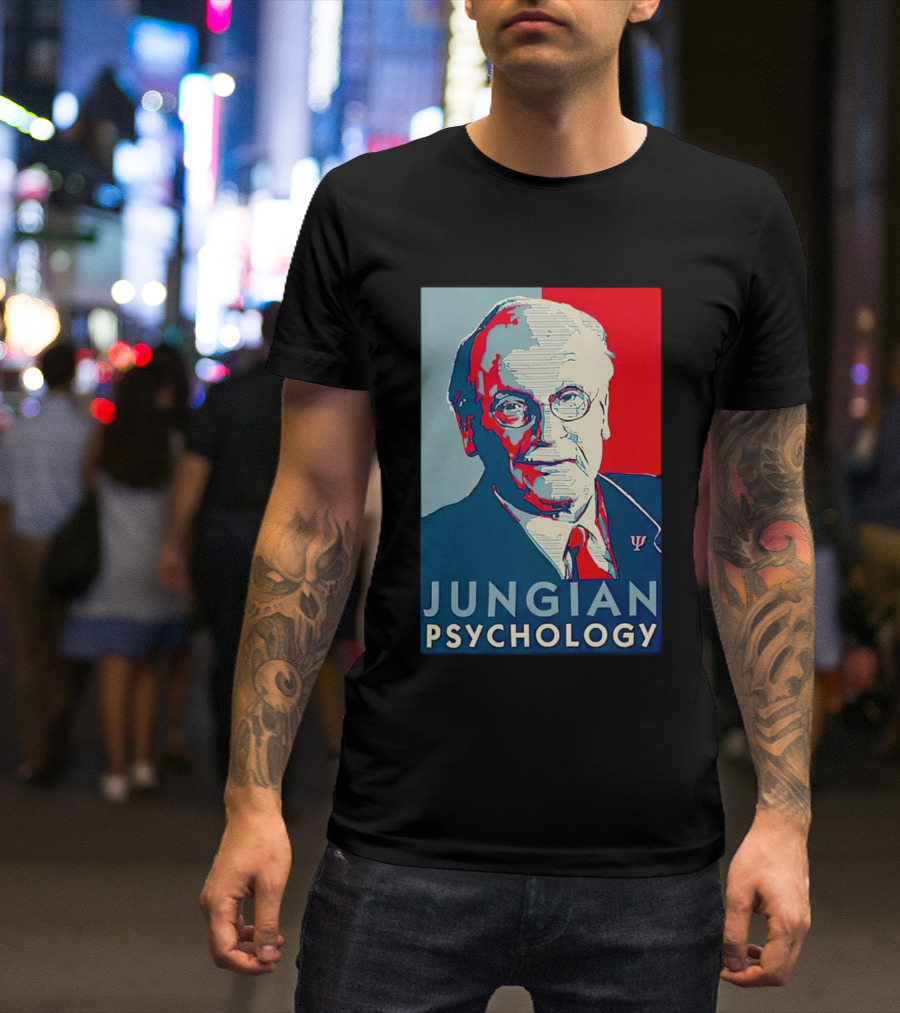 Jungian Psychology Red And Blue T-Shirt