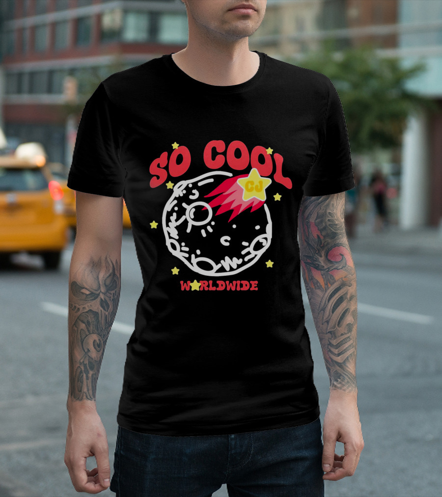 SO COOL CJ Worldwide Planet Starburst T-Shirt