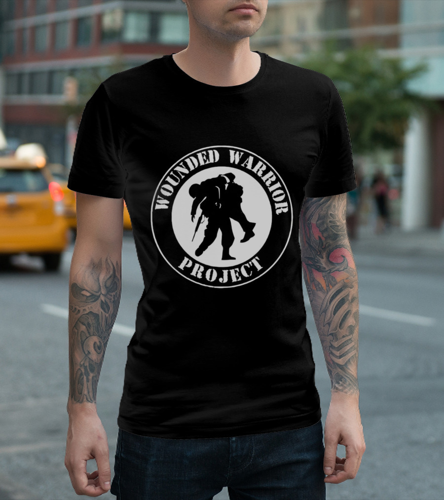 Wounded Warrior Project Circular Emblem with Soldier T-Shirt