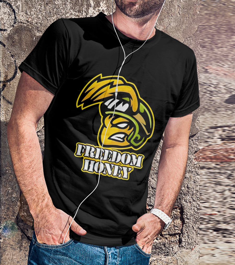 Cory Morgan Freedom Honey Helmet Character T-Shirt