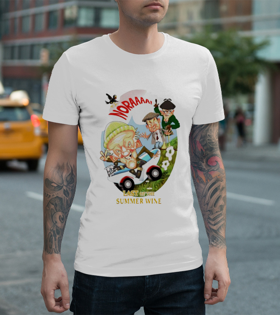 NORAAA Last of the Summer Wine Golf Cart Mischief T-Shirt