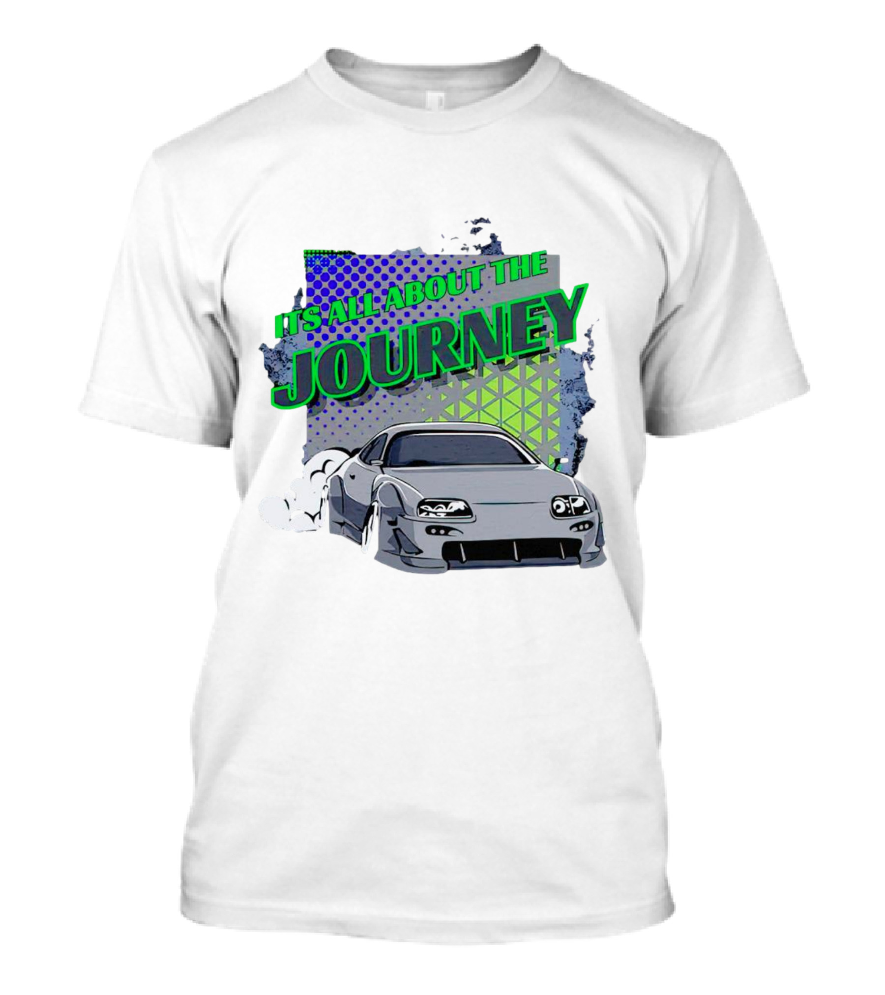 It’s All About The Journey Car Racing T-Shirt
