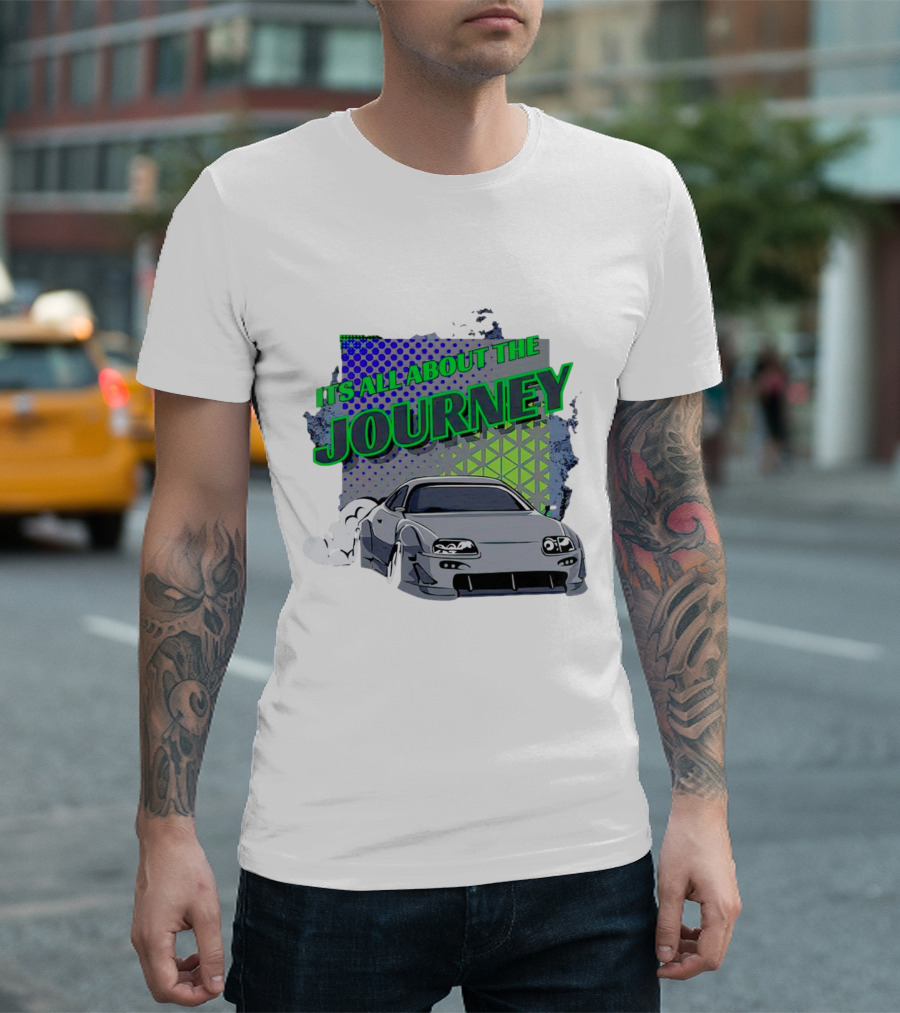 It’s All About the Journey Car Racing T-Shirt