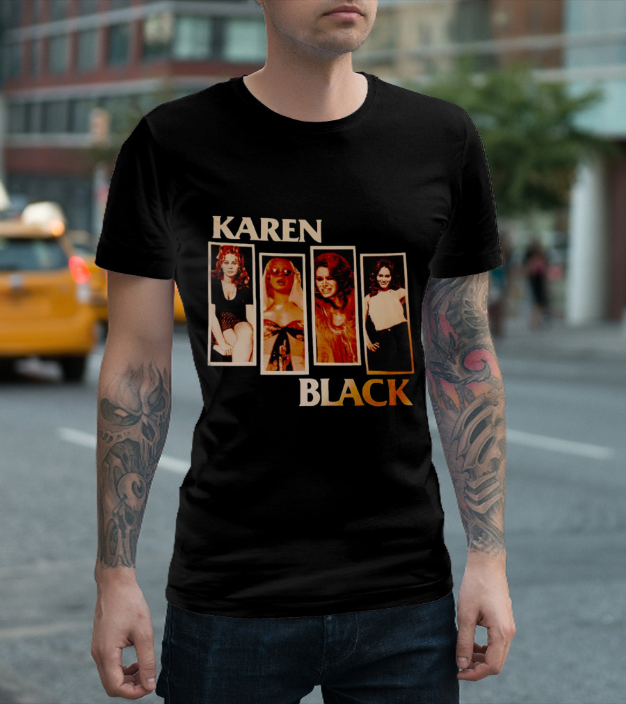 Karen Black Retro Photo Montage T-Shirt