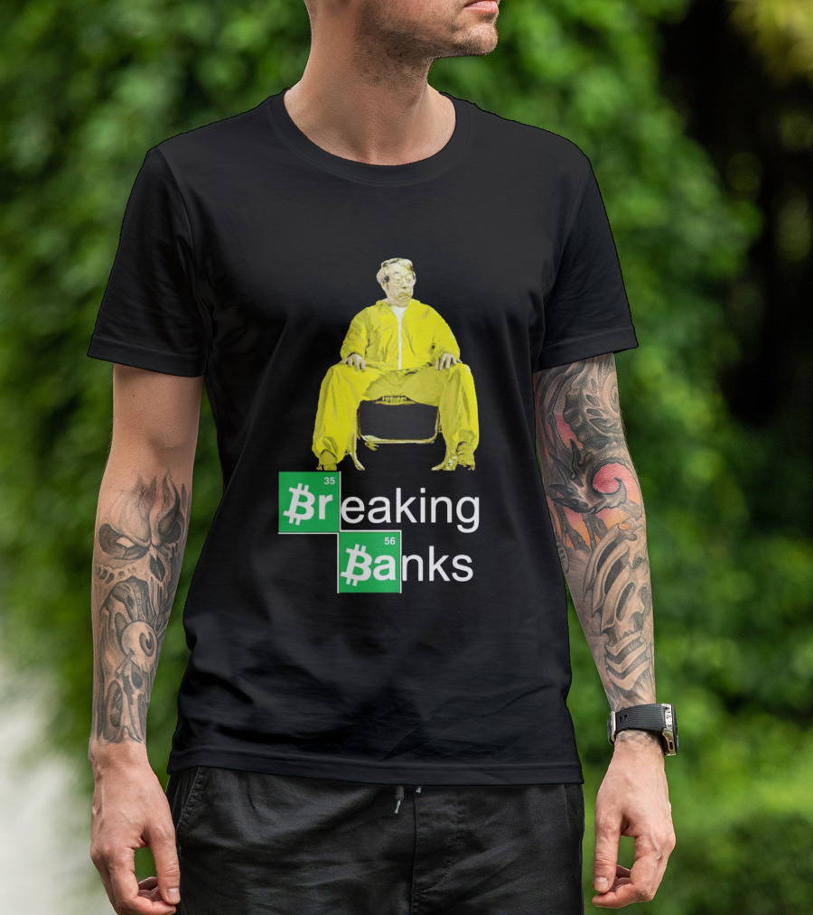 Breaking Banks Bitcoin Chemistry Suit T-Shirt