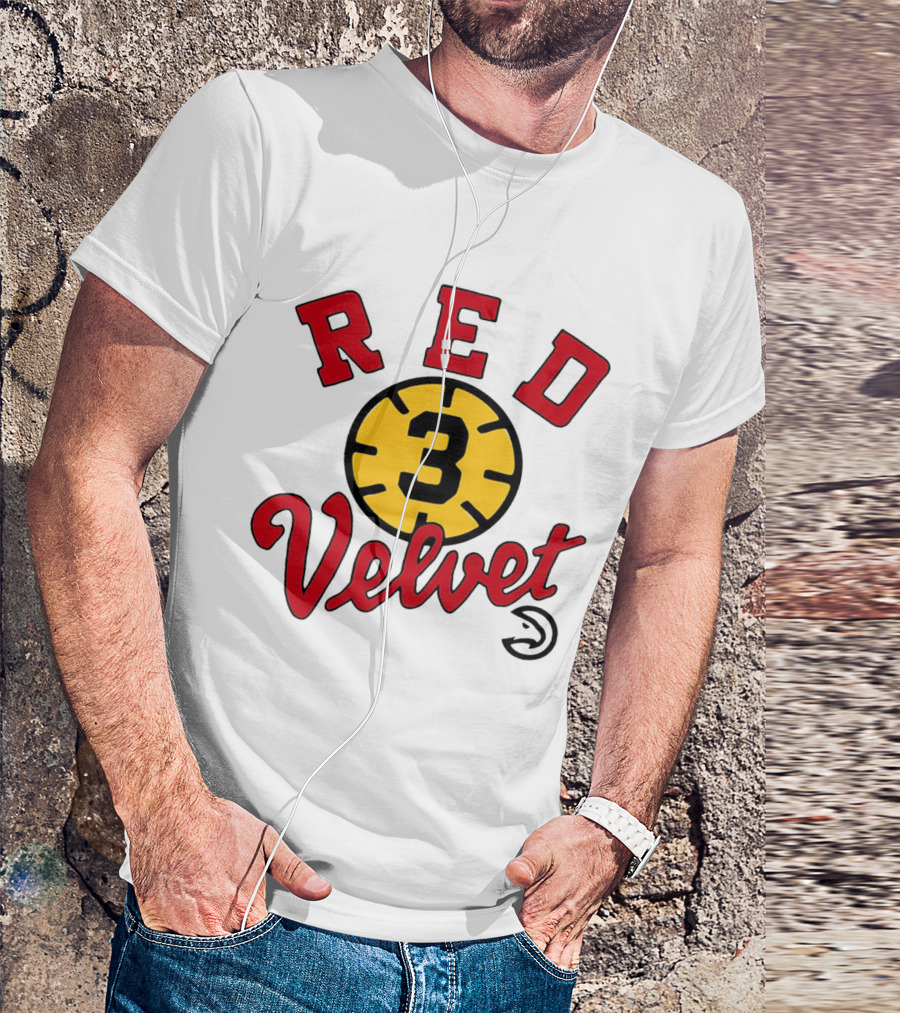 Kevin Huerter Red Velvet 3 Basketball Clock T-Shirt