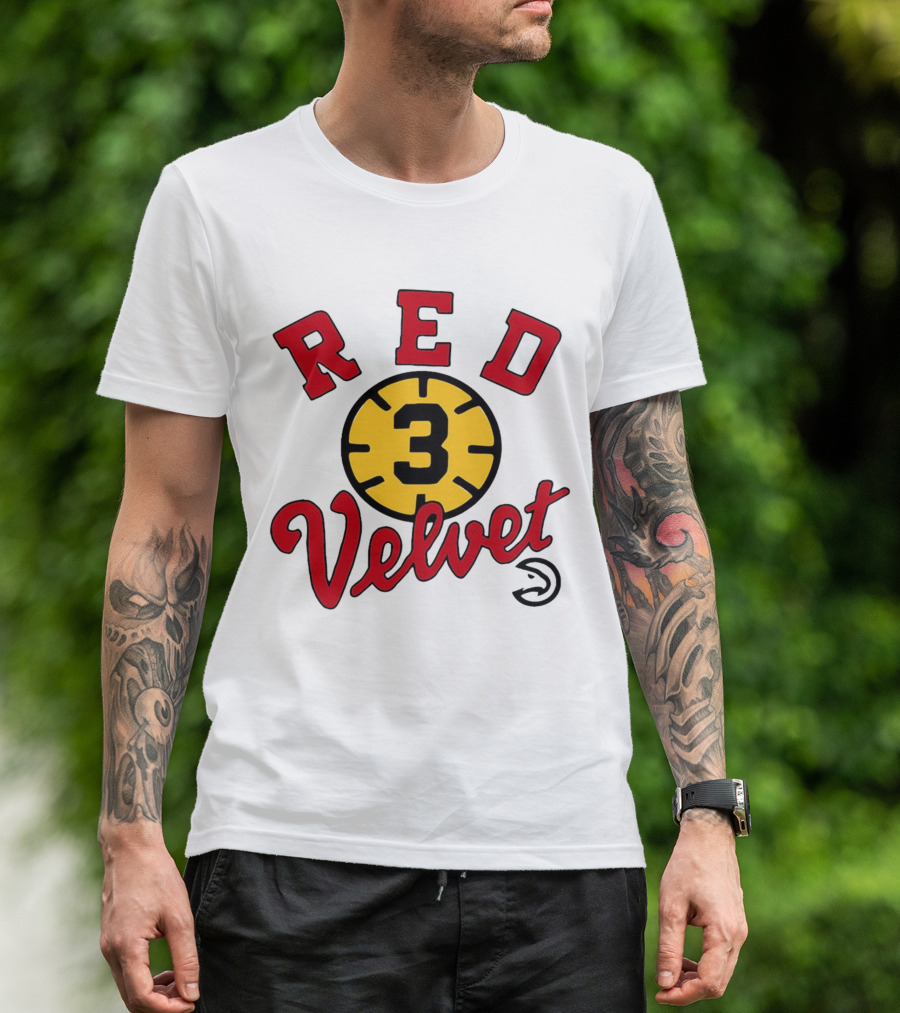 Kevin Huerter Red Velvet 3 Basketball Clock T-Shirt