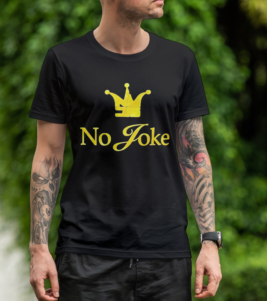 No Joke Yellow Crown T-Shirt