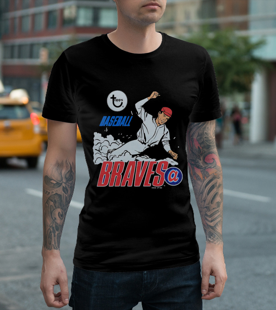 Topps Baseball Braves MLB Atlanta Braves T-Shirt