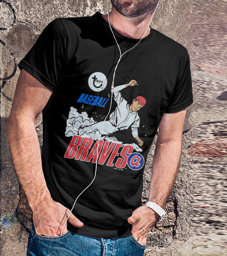 Topps Baseball Braves MLB Atlanta Braves T-Shirt