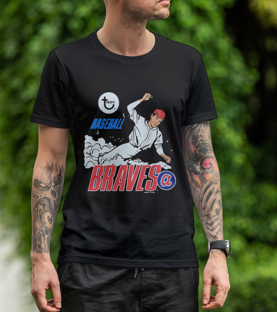 Topps Baseball Braves MLB Atlanta Braves T-Shirt
