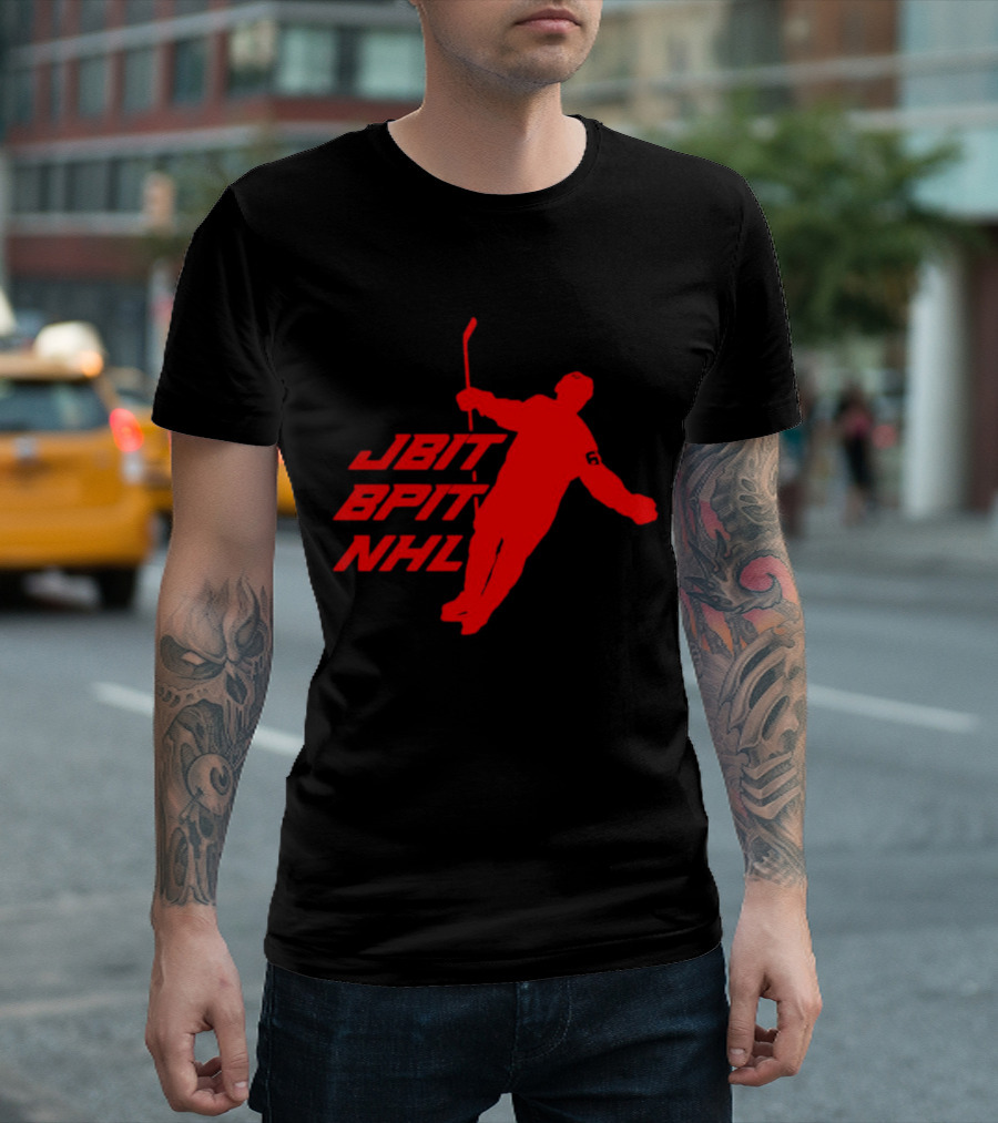 Jbitbpitnhl Jesper Bratt New Jersey Devils NHL Red T-Shirt