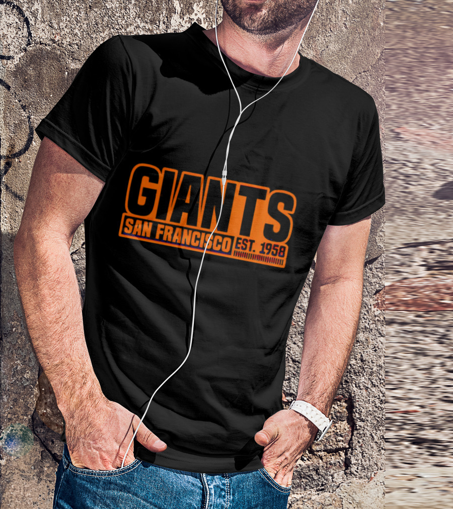 San Francisco Giants Est 1958 Orange T-Shirt