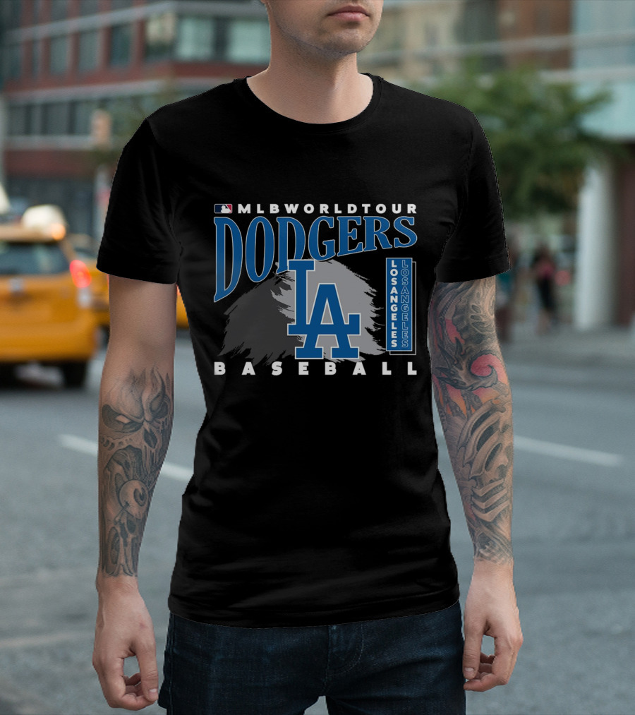 MLB World Tour Los Angeles Dodgers Baseball LA T-Shirt